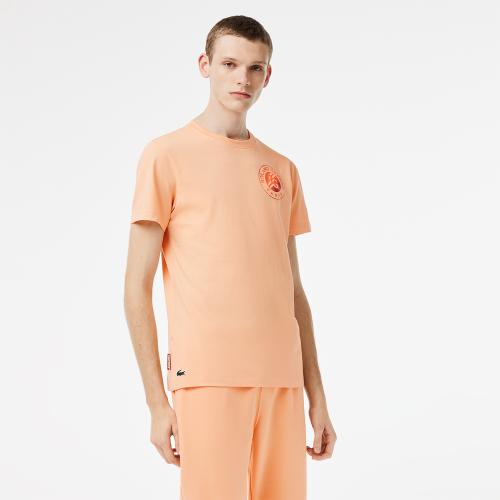 Tee-shirt Lacoste TH7804 Homme Rose Saumon
