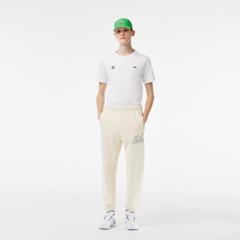 Tee-shirt Lacoste TH2116 Roland Garros Homme Blanc 23657