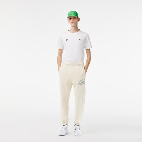 Tee-shirt Lacoste TH2116 Roland Garros Homme Blanc