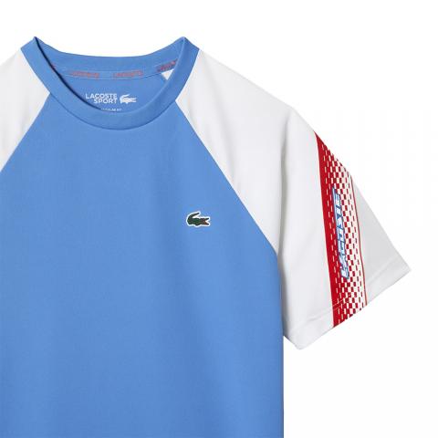 Tee-shirt Lacoste TH5196 Homme Bleu/Blanc 23662