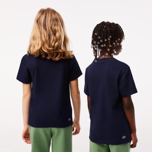 Tee-shirt Lacoste TJ2121 Junior Bleu Marine 23673