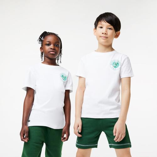 Tee-shirt Lacoste TJ7490 Junior Blanc 23676