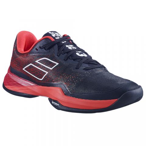 Chaussures Tennis Babolat Jet Mach 3 Toutes Surfaces Homme Noir/Rouge 23696