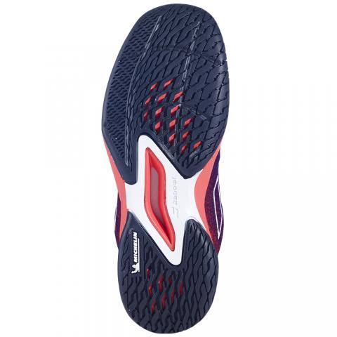 Chaussures Tennis Babolat Jet Match 3 Toutes Surfaces Junior Noir/Rouge 23816