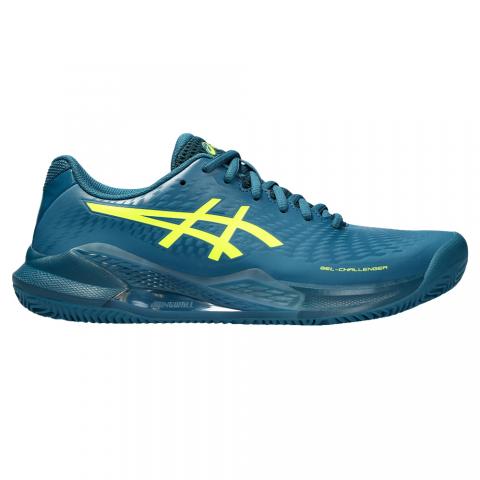 Chaussures Tennis Asics Gel Challenger 14 Terre Battue Homme Bleu/Jaune 23985