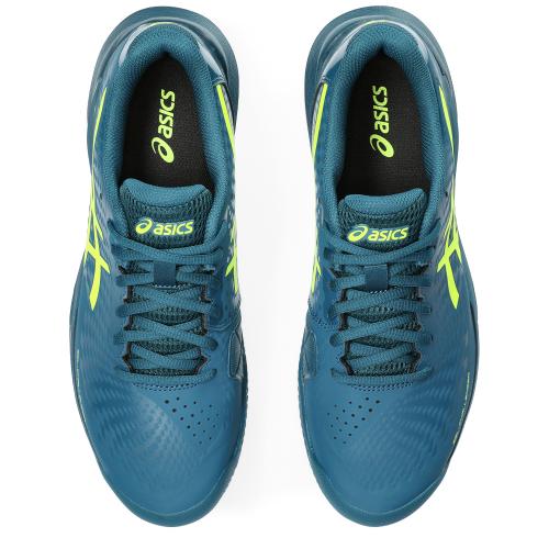 Chaussures Tennis Asics Gel Challenger 14 Terre Battue Homme Bleu/Jaune 23987