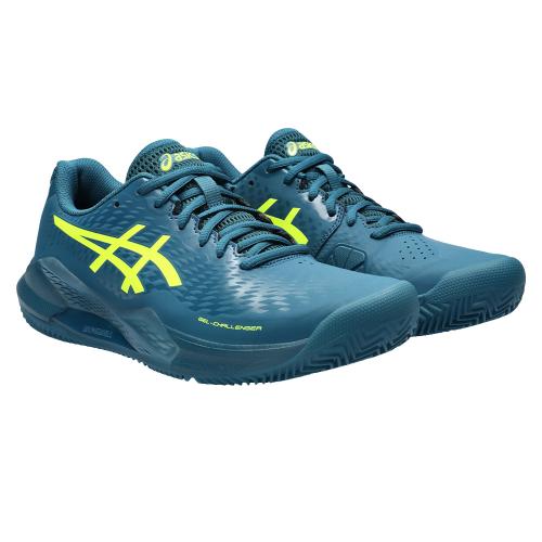 Chaussures Tennis Asics Gel Challenger 14 Terre Battue Homme Bleu/Jaune 23988