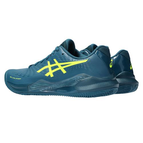 Chaussures Tennis Asics Gel Challenger 14 Terre Battue Homme Bleu/Jaune 23989