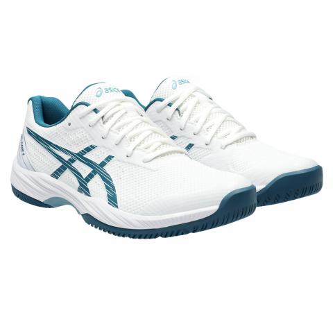 Chaussures Asics Gel Game 9 Homme Blanc/Bleu - Sports Raquettes