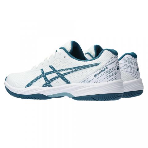 Chaussures Tennis Asics Gel Game 9 Toutes Surfaces Homme Blanc/Bleu 23996