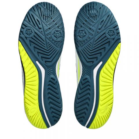 Chaussures Tennis Asics Gel Resolution 9 Toutes Surfaces Homme Blanc/Bleu 24043