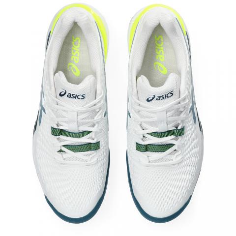 Chaussures Tennis Asics Gel Resolution 9 Toutes Surfaces Homme Blanc/Bleu 24045
