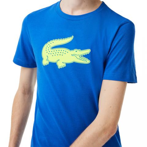 Tee-Shirt Lacoste TH2042 Homme Bleu/Jaune 24250