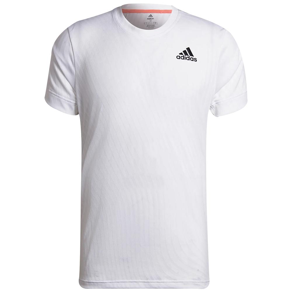 Tee-shirt adidas Freelift Homme Blanc - Sports Raquettes