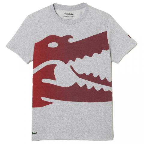 Tee-shirt Lacoste TH0864 Djokovic Homme Gris 24328