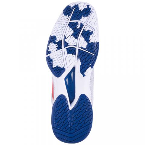 Chaussures Tennis Babolat Jet Tere Toutes Surfaces Homme Blanc/Bleu 24471