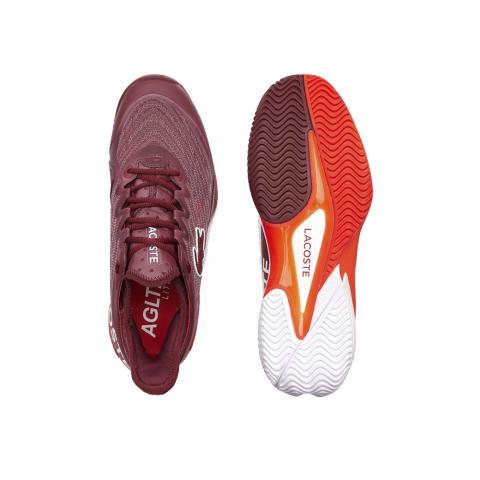 Chaussures Tennis Lacoste AG-LT 23 Lite Terre Battue Homme Rouge/Orange 24722