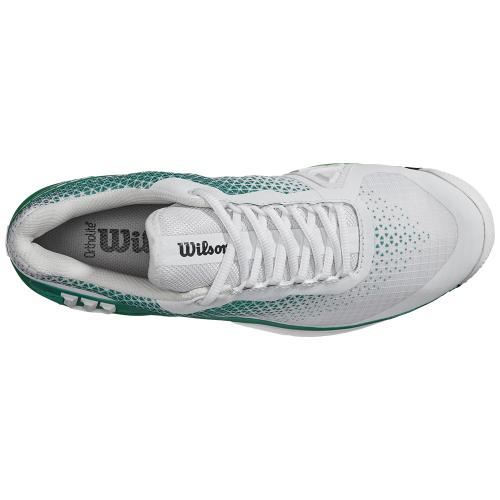Chaussures Tennis Wilson Rush Pro 4.0 Terre Battue Homme Blanc/Vert 24734