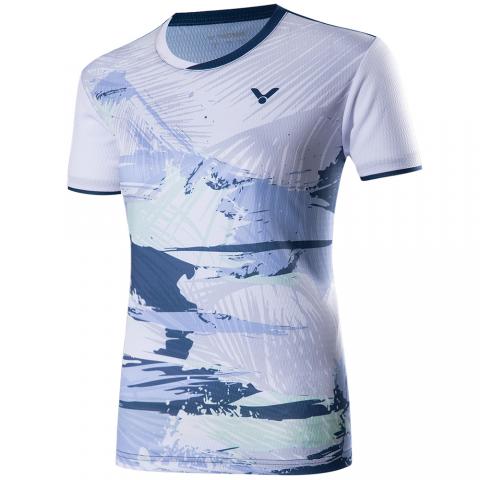 Tee-shirt Victor T-36000TD B Femme Blanc/Bleu 24926