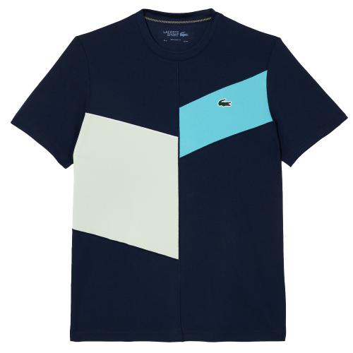 Tee-Shirt Lacoste TH1797 Homme Bleu 25005