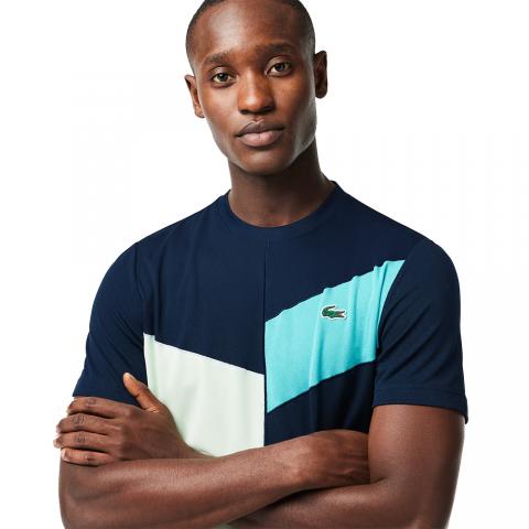 Tee-Shirt Lacoste TH1797 Homme Bleu 25009