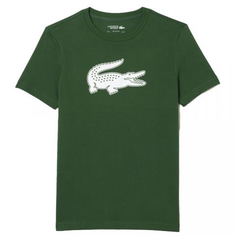 Tee-Shirt Lacoste TH2042 Homme Vert/Blanc 25012