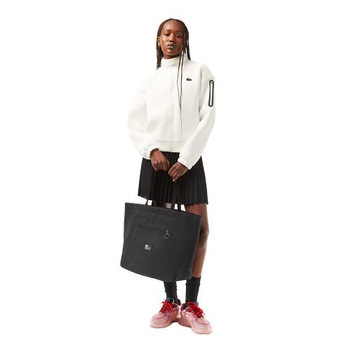 Sweat Lacoste SF9328 Zippé Femme Blanc 25018