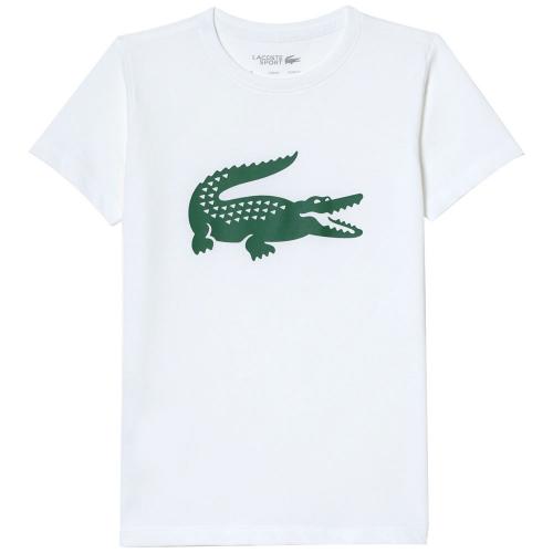 Tee-shirt Lacoste TJ2910 Junior Blanc/Vert 25128