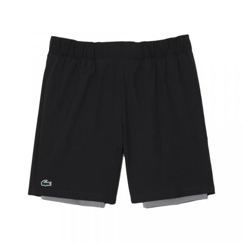 Short Lacoste GH5215 Homme Noir/Gris 25137