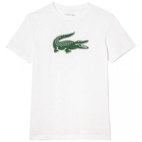 Tee-Shirt Lacoste TH2042 Homme Blanc/Vert 25142