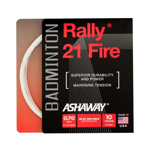 Garniture Badminton Ashaway Rally Fire 21 Blanc