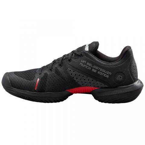 Chaussures Padel Wilson Bela Pro Homme Noir/Rouge - Sports Raquettes