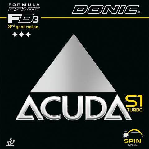 Revêtement Donic Acuda S1 Turbo Noir