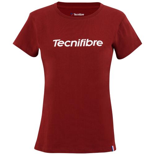 Tee-Shirt Tecnifibre Team Cardinal Coton Femme