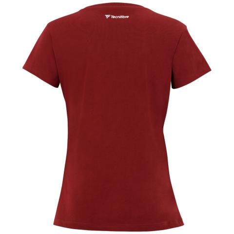 Tee-Shirt Tecnifibre Team Cardinal Coton Femme