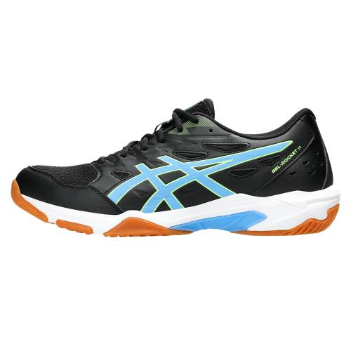 Chaussures Badminton Asics Gel Rocket 11 Homme Noir/Bleu