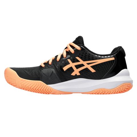 Chaussures Padel Asics Gel Challenger 14 Femme Noir/Orange/Vert