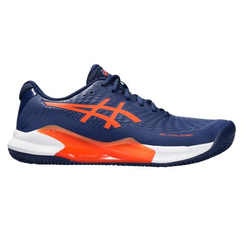 Chaussures Tennis Asics Gel Challenger 14 Terre Battue Homme Bleu/Orange