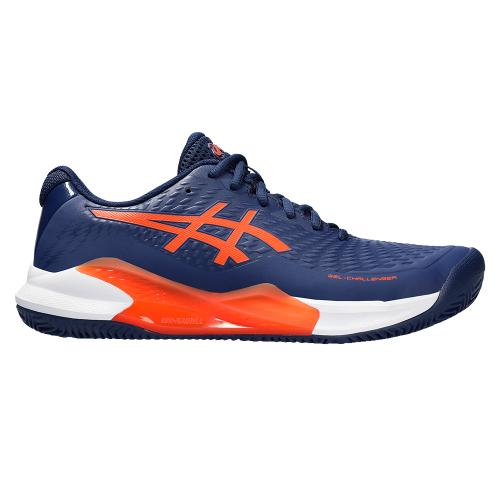 Chaussures Tennis Asics Gel Challenger 14 Terre Battue Homme Bleu/Orange