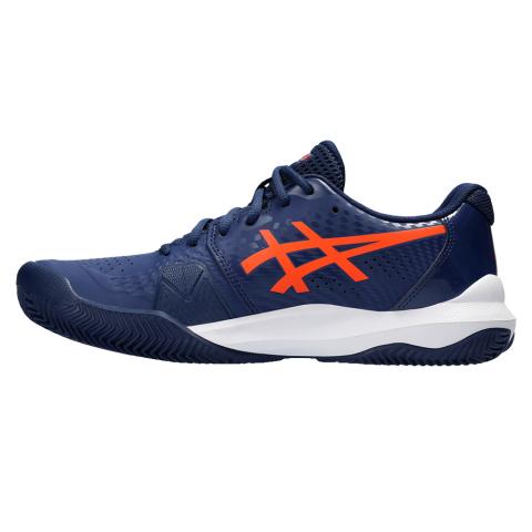 Chaussures Tennis Asics Gel Challenger 14 Terre Battue Homme Bleu/Orange