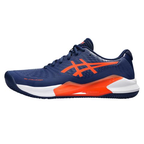 Chaussures Tennis Asics Gel Challenger 14 Terre Battue Homme Bleu/Orange