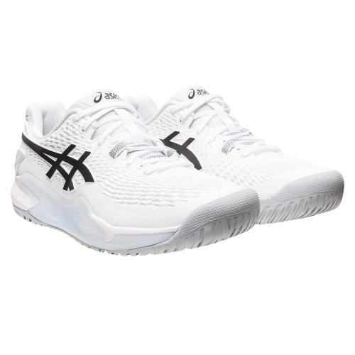 Chaussures Tennis Asics Gel Resolution 9 Toutes Surfaces Homme Blanc/Noir