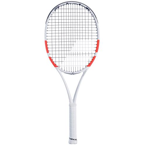 Raquette Tennis Babolat Pure Strike 100 Blanc/Rouge