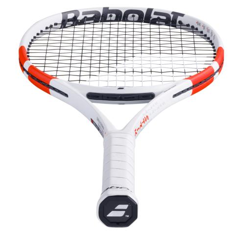 Raquette Tennis Babolat Pure Strike 100 Blanc/Rouge