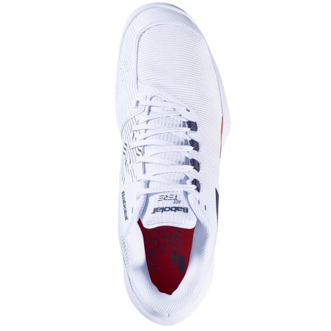 Chaussures Tennis Babolat Jet Tere 2 Toutes Surfaces Homme Blanc/Rouge