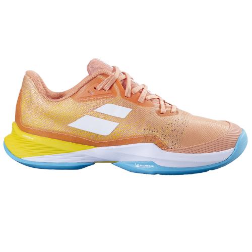 Chaussures Tennis Babolat Jet Mach 3 Toutes Surfaces Femme Corail