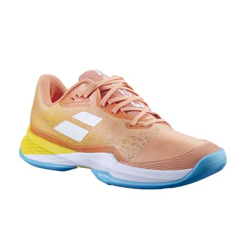 Chaussures Tennis Babolat Jet Mach 3 Toutes Surfaces Femme Corail