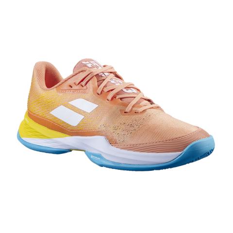 Chaussures Tennis Babolat Jet Mach 3 Terre Battue Femme Corail