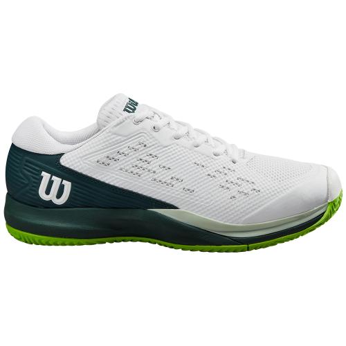 Chaussures Tennis Wilson Rush Pro Ace Toutes Surfaces Homme Blanc/Bleu/Vert