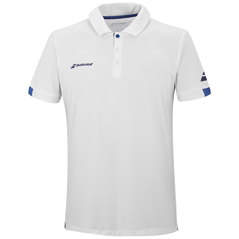 Polo Babolat Play 2.0 Garçon Blanc Polo Babolat Play 2.0 Garçon Blanc